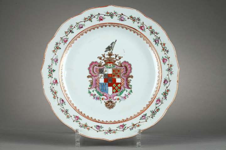 Porcelain dish, Chinese export